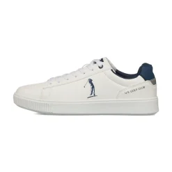 Sneakers bianche da Uomo con logo laterale US Golf Club