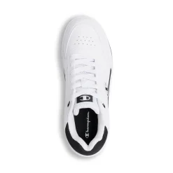 Sneakers bianche da Uomo con logo e dettaglio nero Champion Heritage