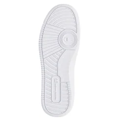 Sneakers bianche da uomo con logo laterale Champion Rebound Low