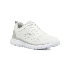 Sneakers bianche da Uomo con Memory Foam Lite-Weight Skechers Burns