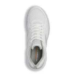 Sneakers bianche da Uomo con Memory Foam Lite-Weight Skechers Burns