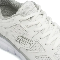 Sneakers bianche da Uomo con Memory Foam Lite-Weight Skechers Burns