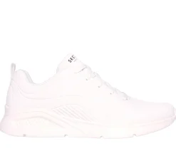 Sneakers bianche da uomo con sottopiede Memory Foam Skechers Uno Lite