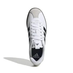 Sneakers bianche da uomo con strisce laterali nere adidas VL Court 3.0