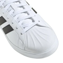 Sneakers bianche da Uomo con tre strisce nere adidas STREETTALK