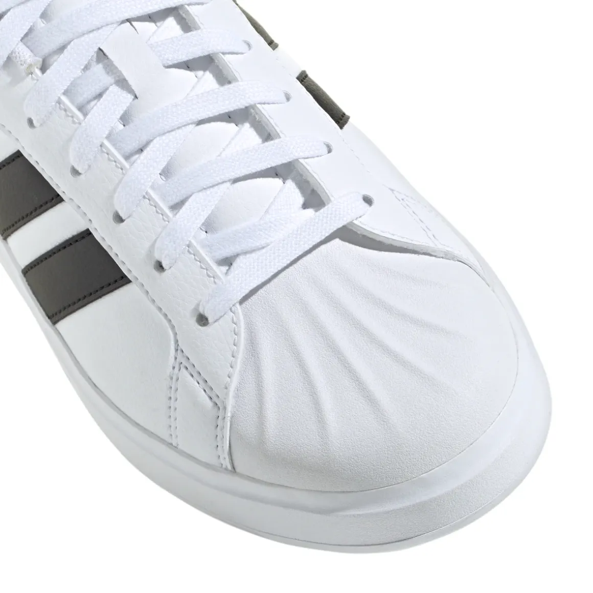 Sneakers bianche da Uomo con tre strisce nere adidas STREETTALK