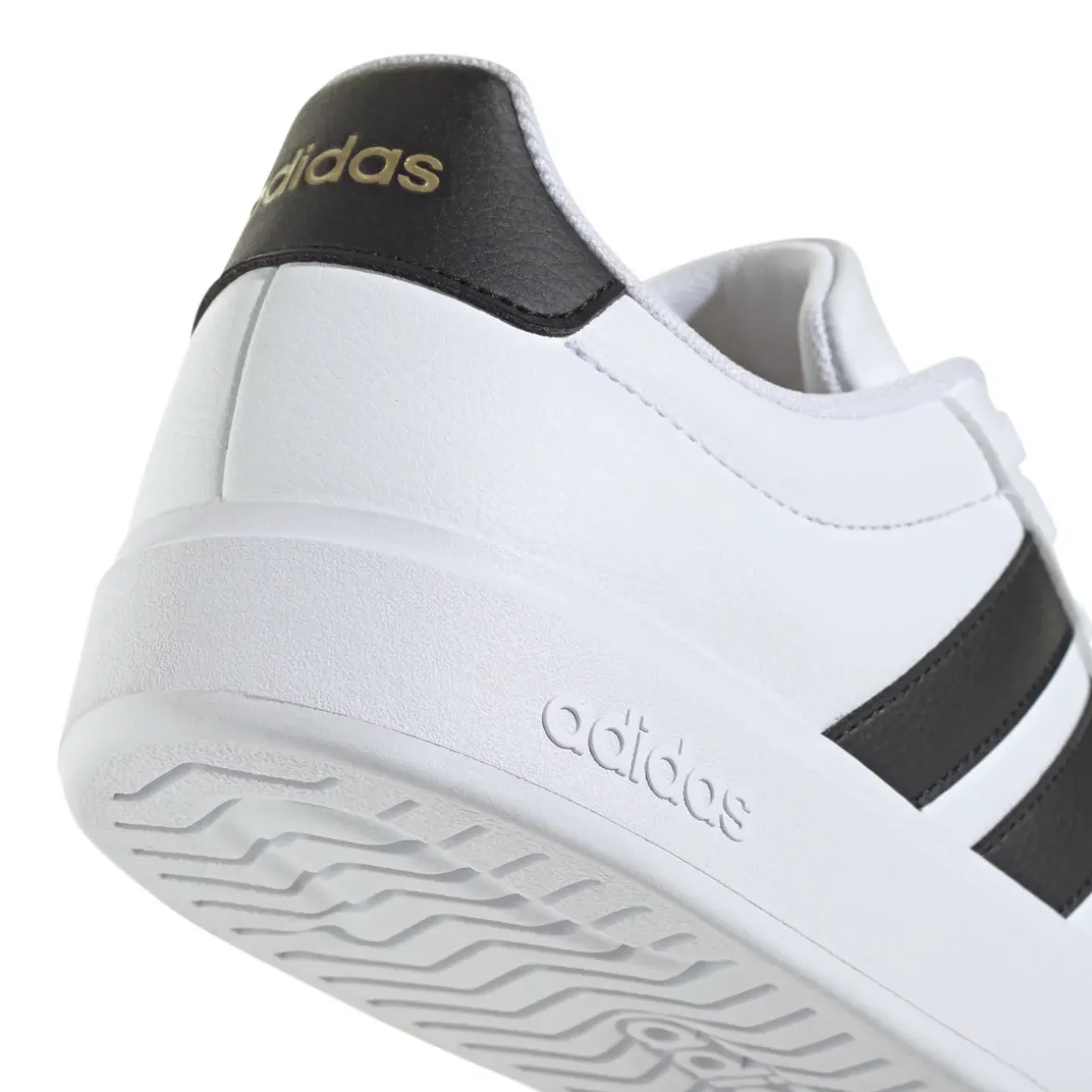 Sneakers bianche da Uomo con tre strisce nere adidas STREETTALK