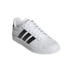 Sneakers bianche da Uomo con tre strisce nere adidas STREETTALK