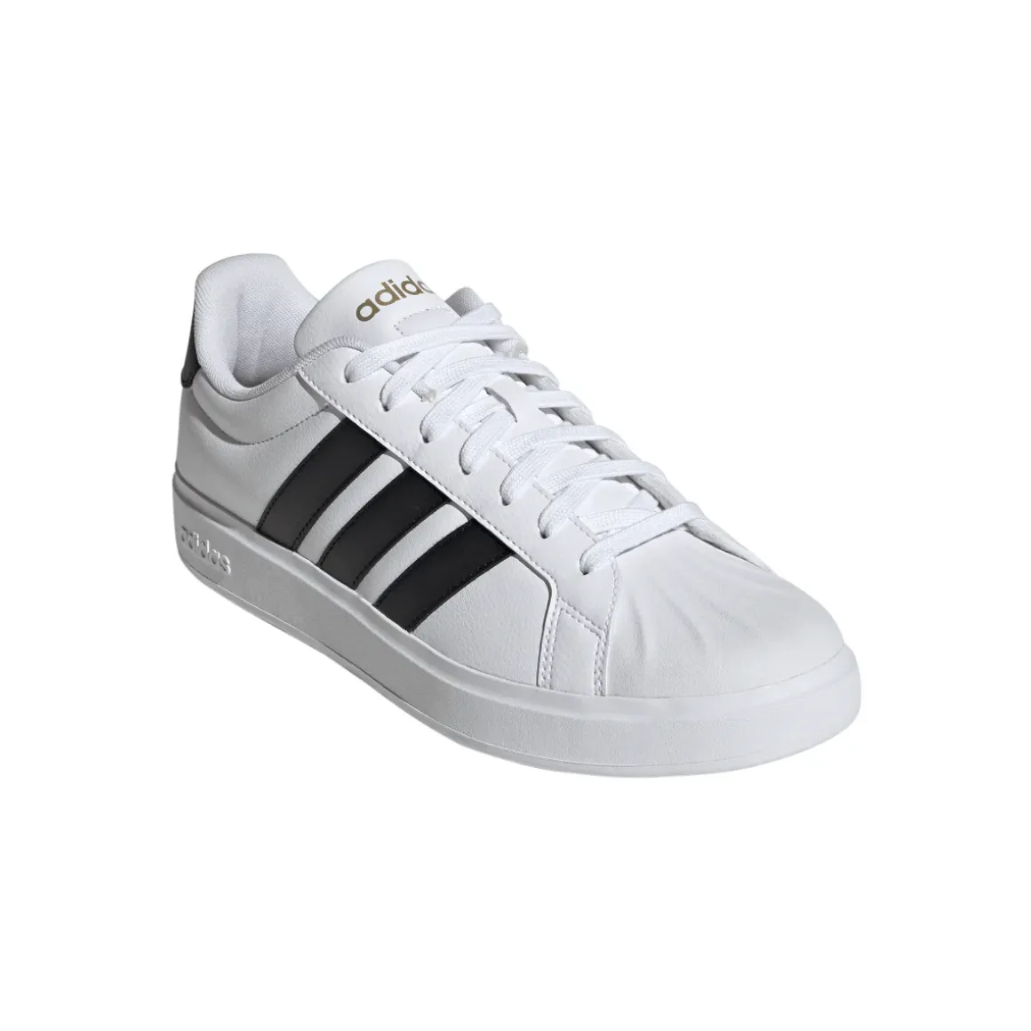 Sneakers bianche da Uomo con tre strisce nere adidas STREETTALK