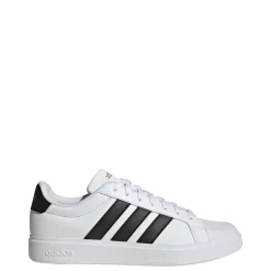 Sneakers bianche da Uomo con tre strisce nere adidas STREETTALK