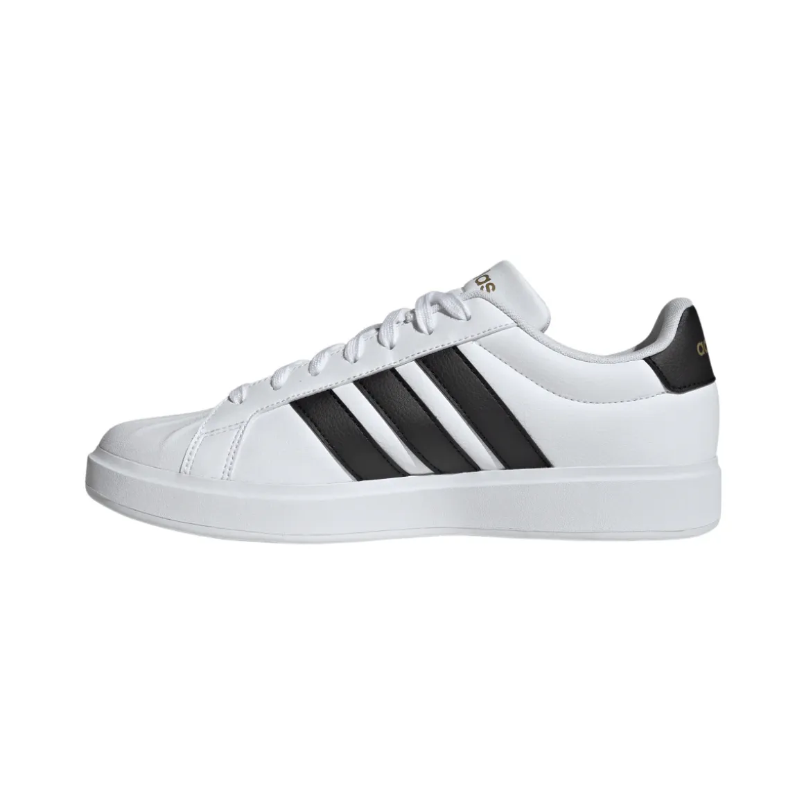 Sneakers bianche da Uomo con tre strisce nere adidas STREETTALK