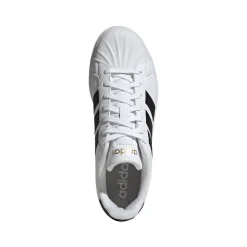 Sneakers bianche da Uomo con tre strisce nere adidas STREETTALK