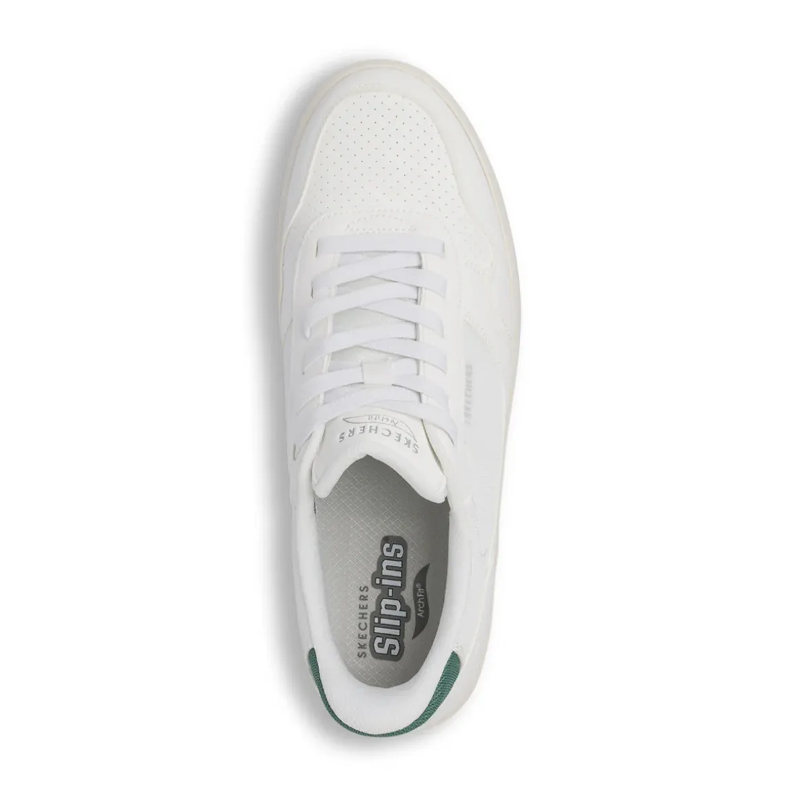 Sneakers bianche da Uomo con tecnologia Slip-ins e Arch Fit Skechers