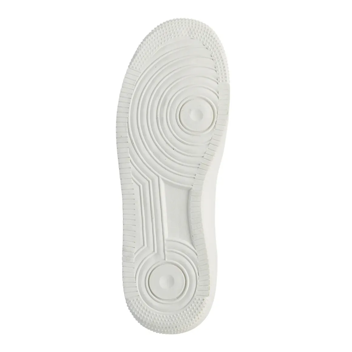Sneakers bianche da uomo in similpelle con lacci dettagli forati Gas