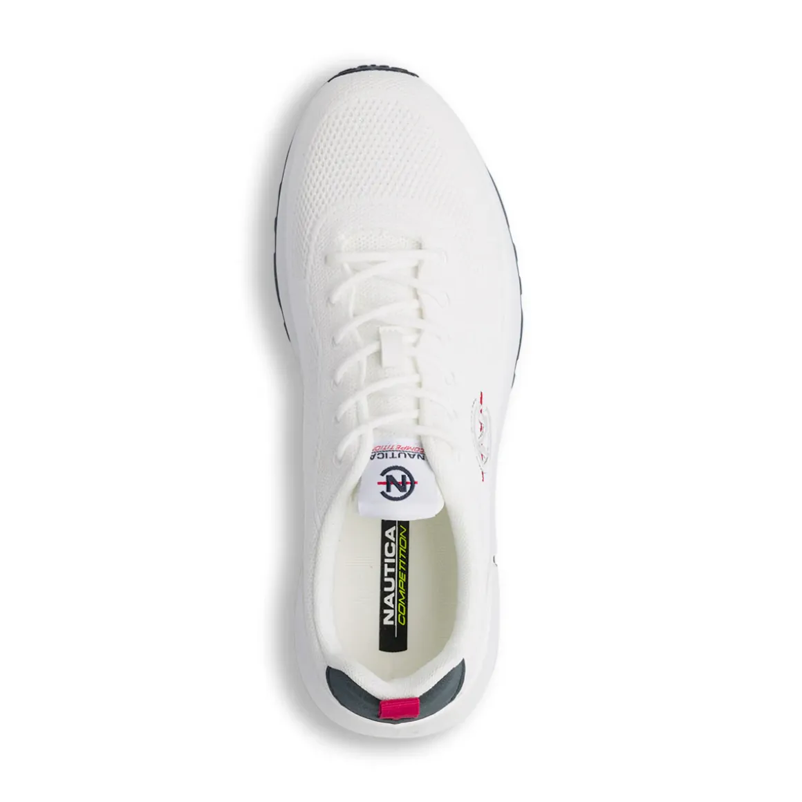 Sneakers bianche da Uomo in tessuto Nautica