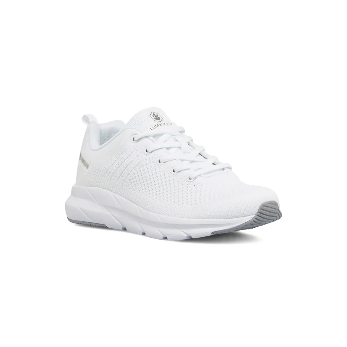 Sneakers Bianche Donna in tessuto mesh con Memory Foam Lumberjack
