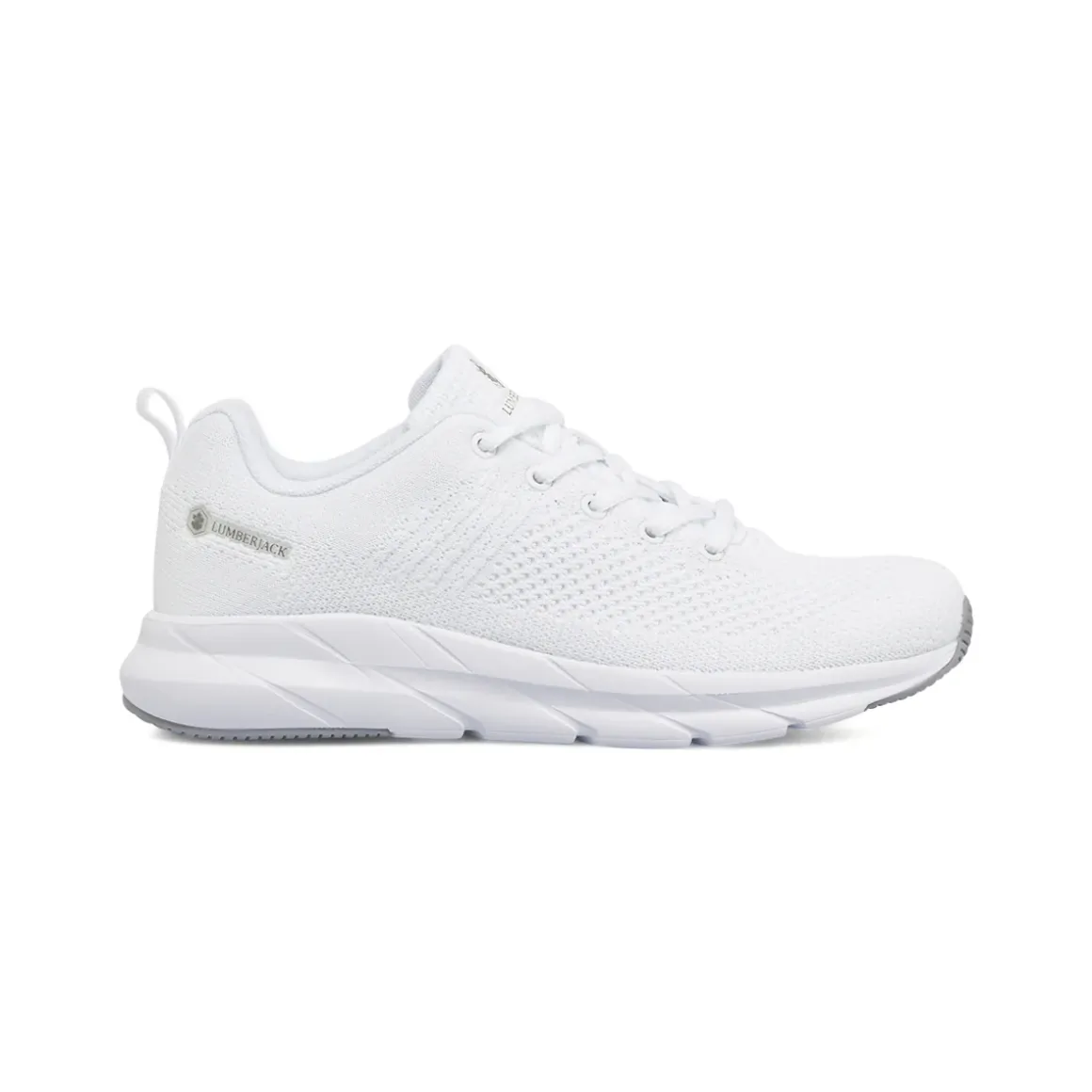 Sneakers Bianche Donna in tessuto mesh con Memory Foam Lumberjack