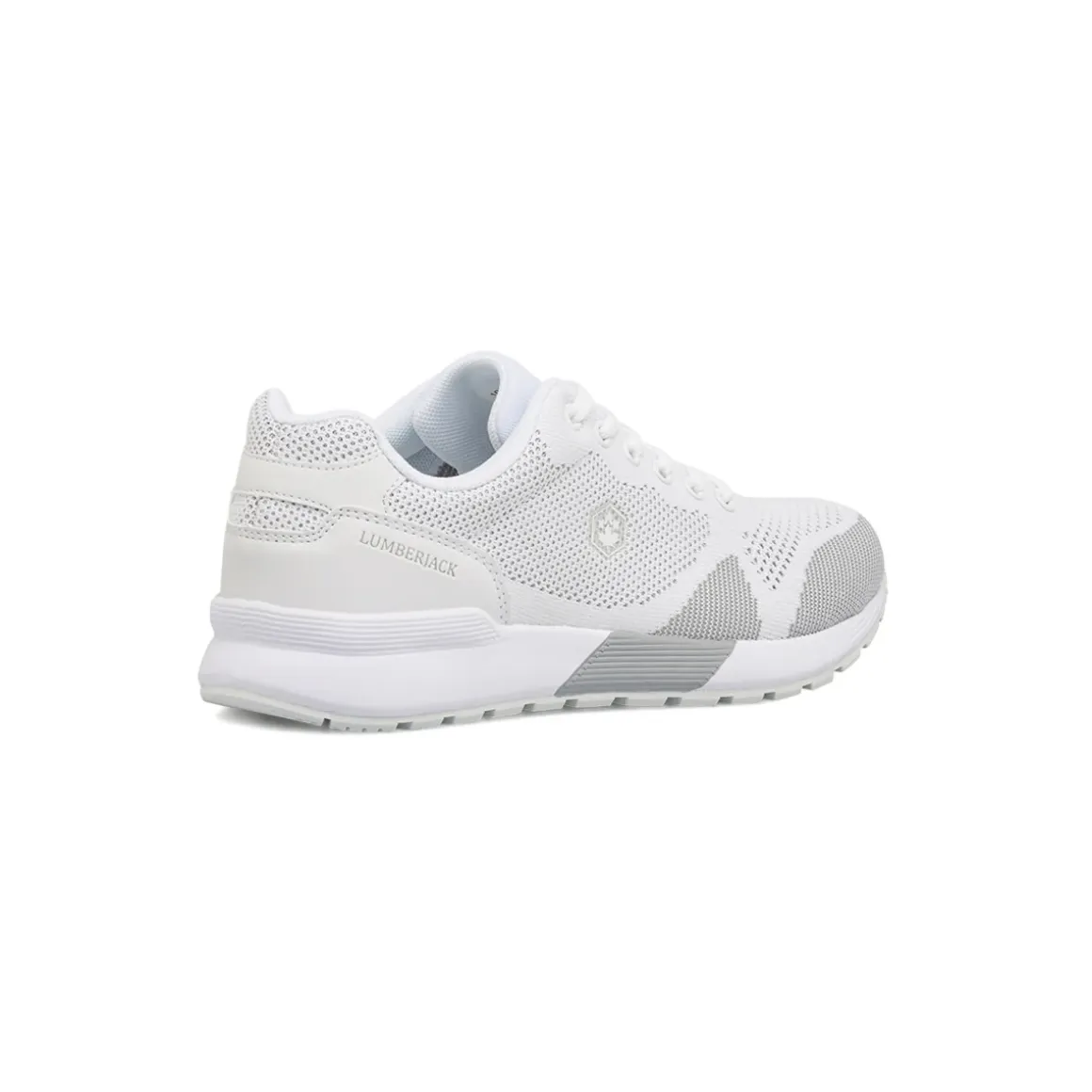 Sneakers Bianche Donna in tessuto con soletta Memory Foam Lumberjack