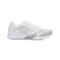 Sneakers Bianche Donna in tessuto con soletta Memory Foam Lumberjack