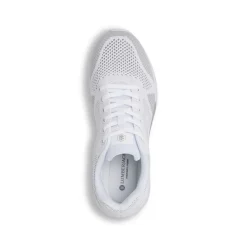 Sneakers Bianche Donna in tessuto con soletta Memory Foam Lumberjack
