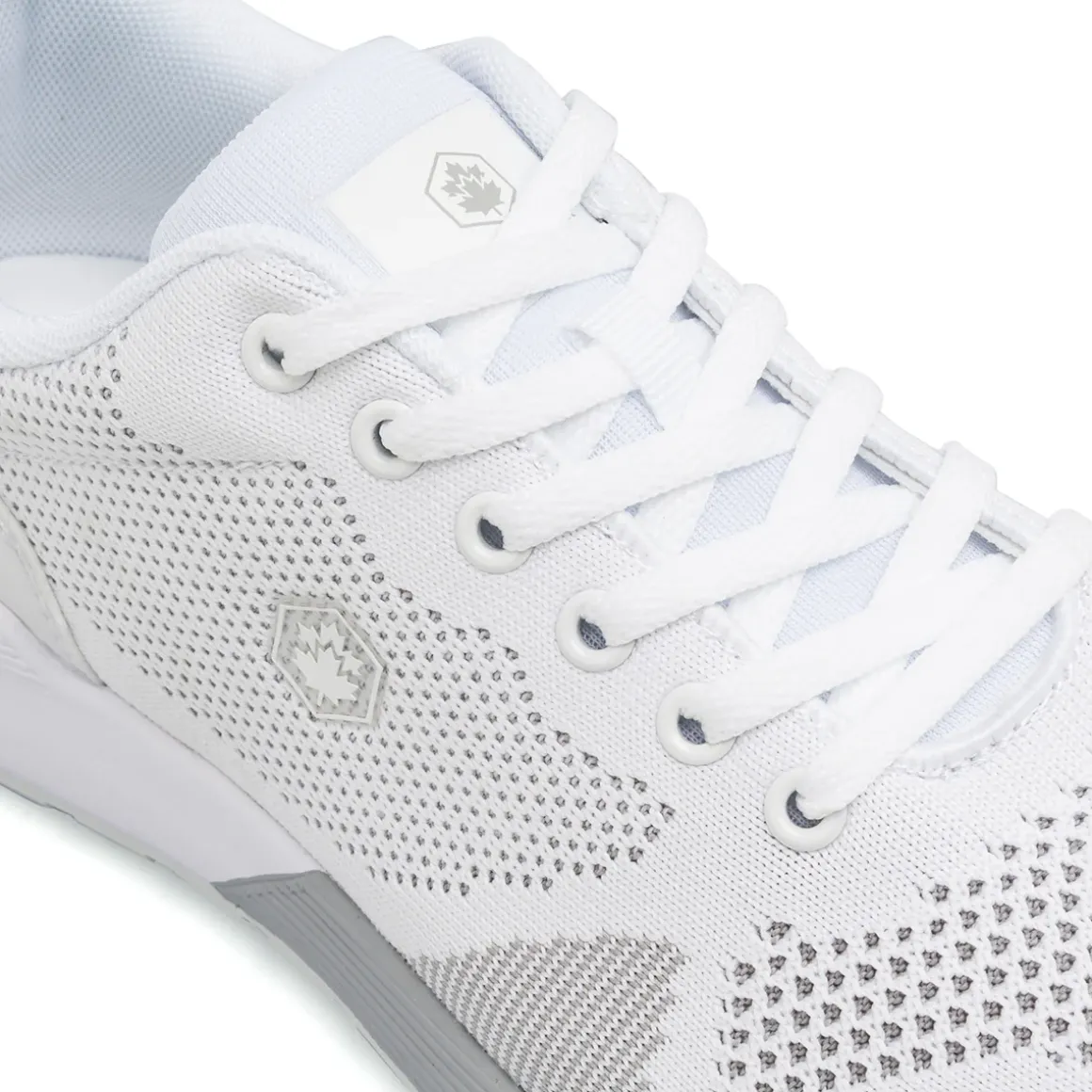 Sneakers Bianche Donna in tessuto con soletta Memory Foam Lumberjack