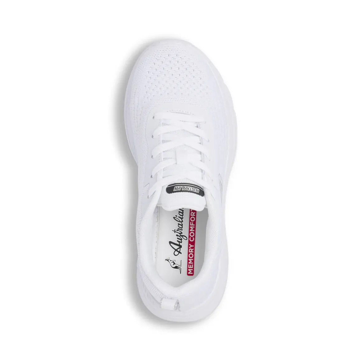 Sneakers bianche Donna in tessuto mesh con Memory Comfort Australian