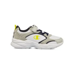Sneakers bianche e beige chiaro da Bambino Champion Count B Ps Low
