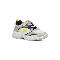 Sneakers bianche e beige chiaro da Bambino Champion Count B Ps Low