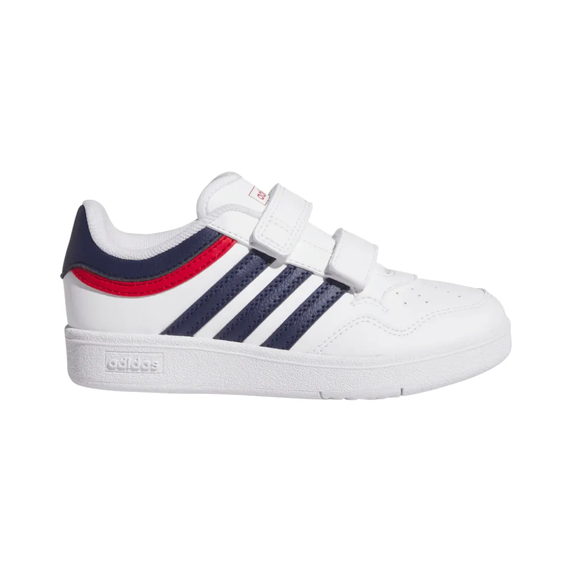 Sneakers bianche e blu da Ragazzo HOOPS 4.0 adidas