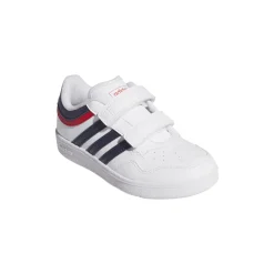 Sneakers bianche e blu da Ragazzo HOOPS 4.0 adidas