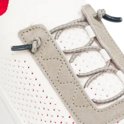Sneakers bianche e grigie da Uomo con lacci elastici Lumberjack