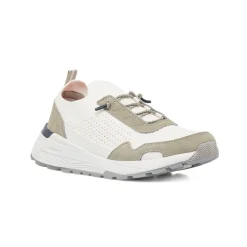 Sneakers bianche e grigie da Uomo con lacci elastici Lumberjack