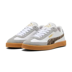 Sneakers bianche e grigio da Donna con stampa animalier Club II Era Animal Flair Puma