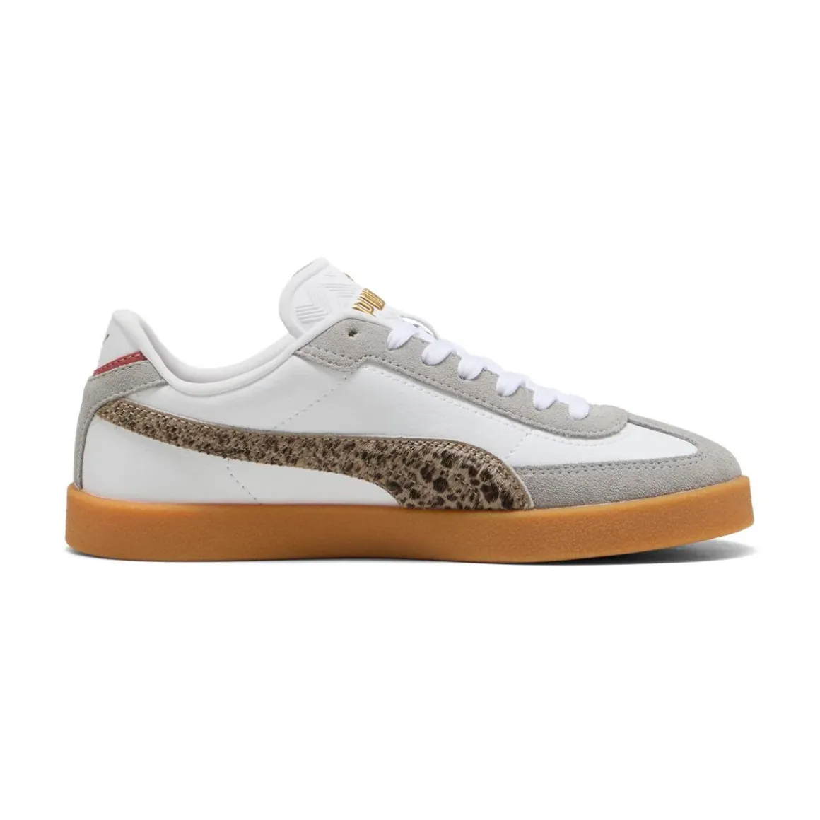 Sneakers bianche e grigio da Donna con stampa animalier Club II Era Animal Flair Puma