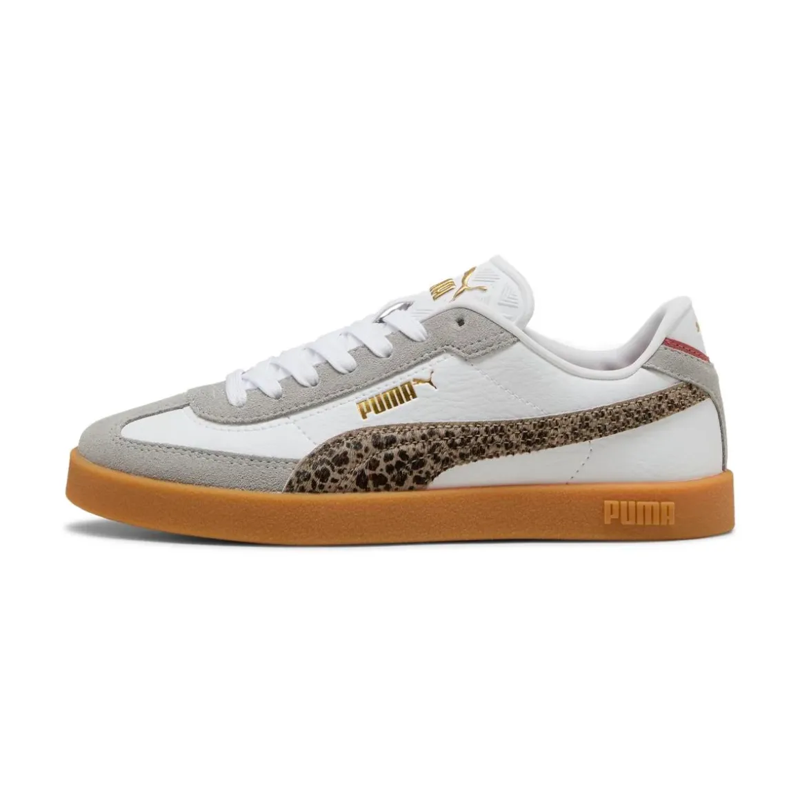 Sneakers bianche e grigio da Donna con stampa animalier Club II Era Animal Flair Puma