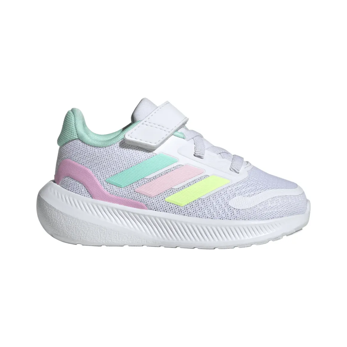 Sneakers bianche e multicolori da Bambina RUNFALCON 5 adidas