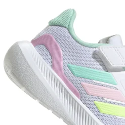 Sneakers bianche e multicolori da Bambina RUNFALCON 5 adidas