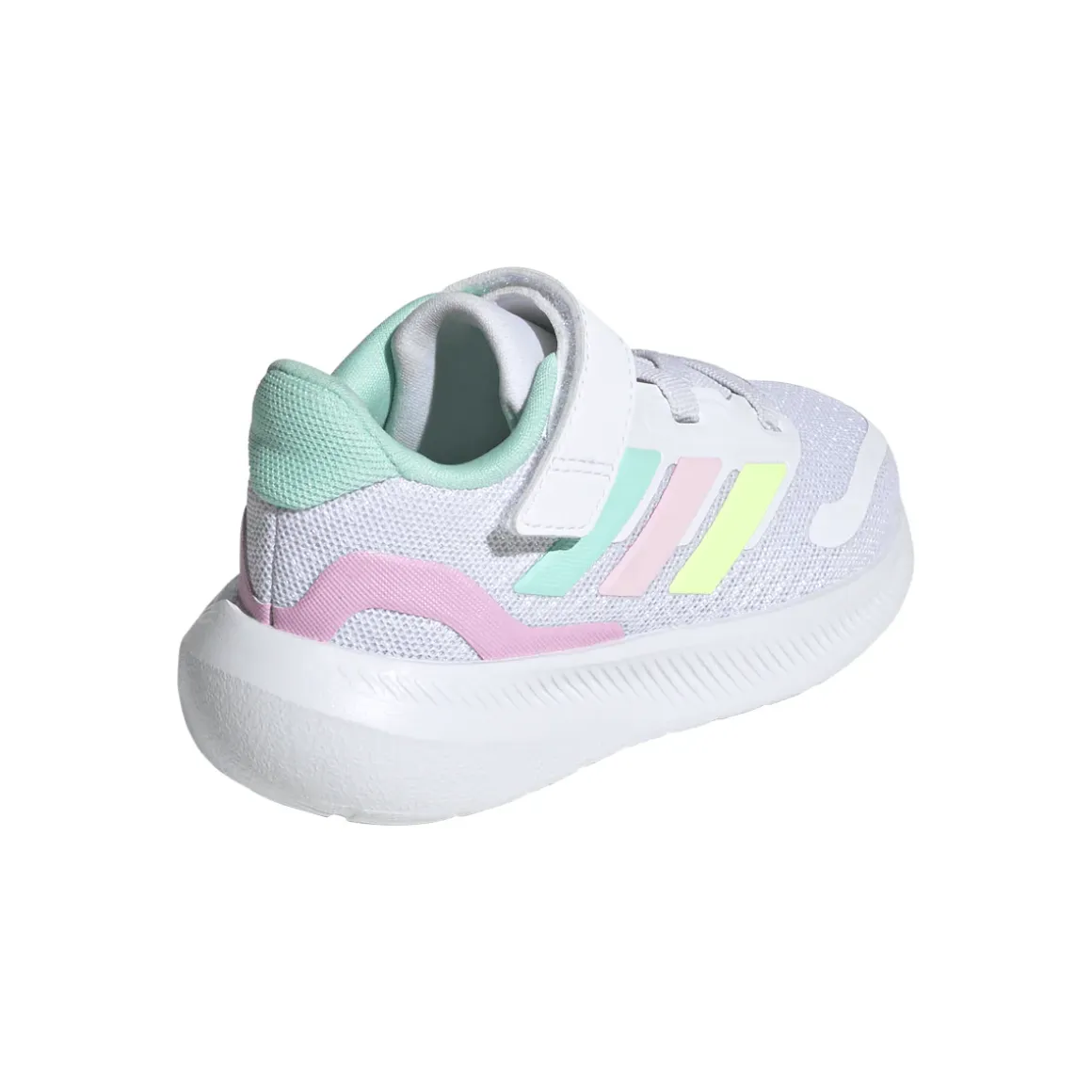 Sneakers bianche e multicolori da Bambina RUNFALCON 5 adidas