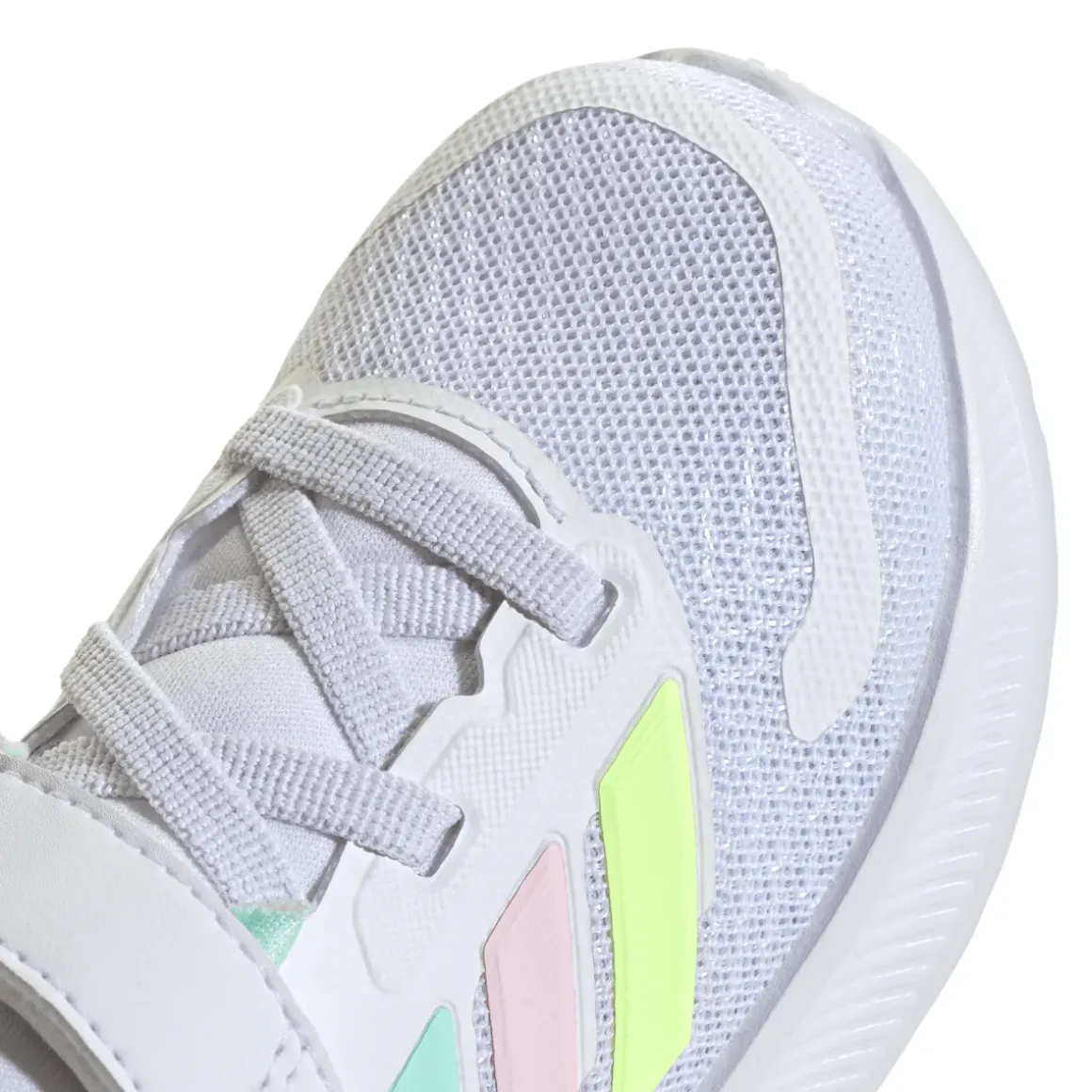 Sneakers bianche e multicolori da Bambina RUNFALCON 5 adidas