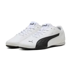 Sneakers bianche e nere da Uomo con logo PUMA CATCH
