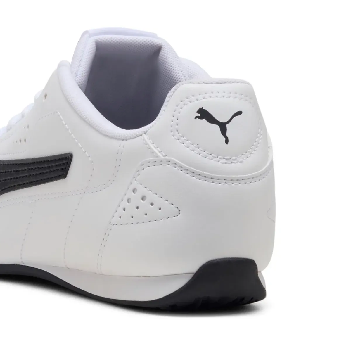 Sneakers bianche e nere da Uomo con logo PUMA CATCH