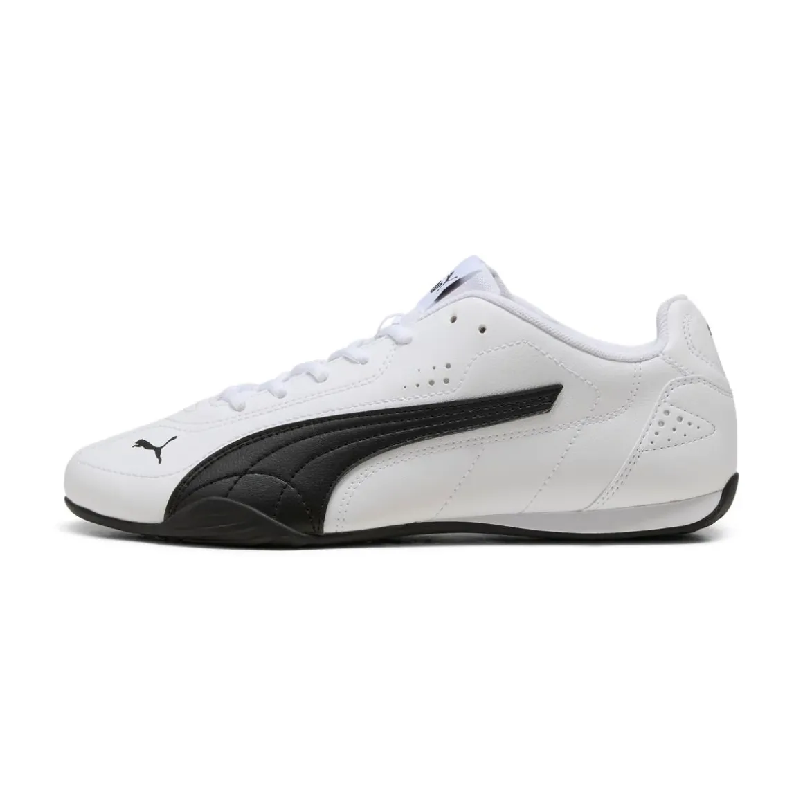 Sneakers bianche e nere da Uomo con logo PUMA CATCH