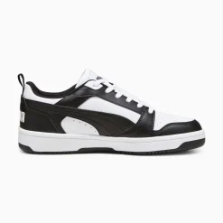 Sneakers bianche e nere da uomo Puma Rebound v6