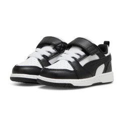 Sneakers bianche e nere Primi passi Bambino con strappo Puma Rebound