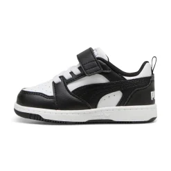 Sneakers bianche e nere Primi passi Bambino con strappo Puma Rebound