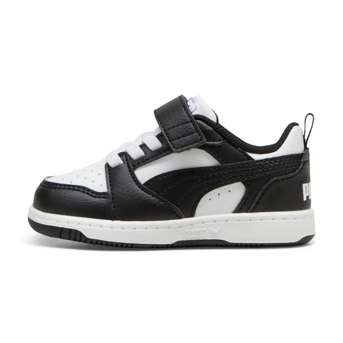 Sneakers bianche e nere Primi passi Bambino con strappo Puma Rebound