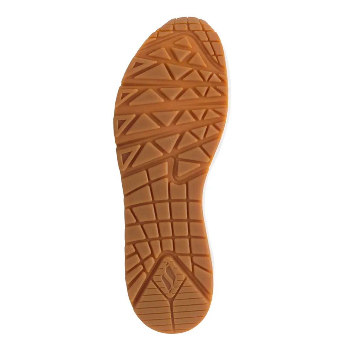 Sneakers bianche e oro da donna con suola ad aria Skechers Uno - Golden Air
