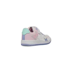 Sneakers bianche e rosa da Bambina e Ragazza con dettaglio farfalle Dieci Baci