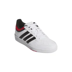 Sneakers bianche e rosse da Ragazzo adidas Hoops 4.0