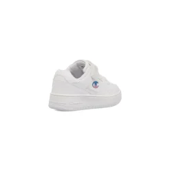 Sneakers bianche primi passi da bambina con logo glitterato Champion Rebound Low G Td